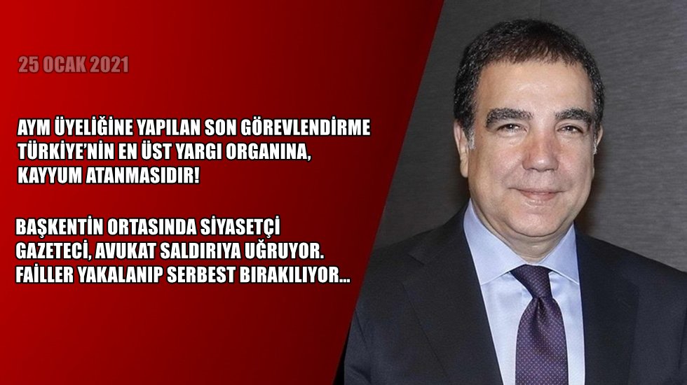 Son g&ouml;revlendirme, iktidar tarafından AYM&rsquo;ye kayyum atanmasıdır