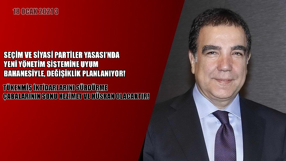 T&uuml;kenmiş iktidarlarını s&uuml;rd&uuml;rme &ccedil;abalarının sonu hezimet ve h&uuml;sran olacaktır!