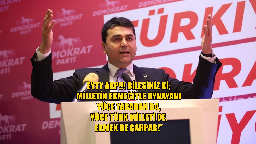 Uysal: &ldquo;Milletin ekmeğiyle oynayanı Y&uuml;ce T&uuml;rk Milleti de, ekmek de &ccedil;arpar!&rdquo;