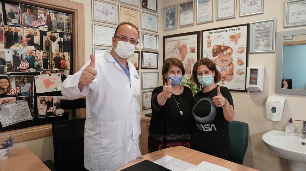 55 kilo veren anne-kız  kuş gibi u&ccedil;uyorlar