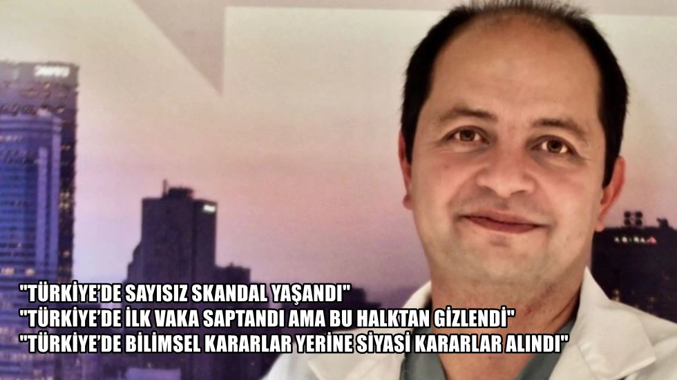 ABD&rsquo;deki T&uuml;rk profes&ouml;r T&uuml;rkiye&rsquo;den gizlenen korona ger&ccedil;ekleri a&ccedil;ıkladı