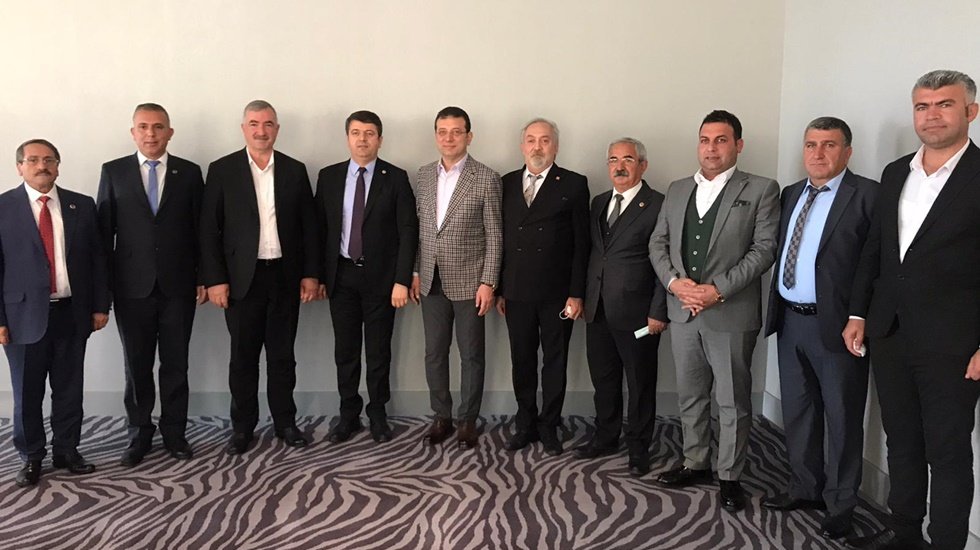 Adıyaman&rsquo;daki muhalefet belediyelerinden İmamoğlu&rsquo;na ziyaret