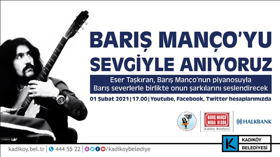 Barış Man&ccedil;o anısına d&uuml;zenlenen konser evinize geliyor &nbsp;