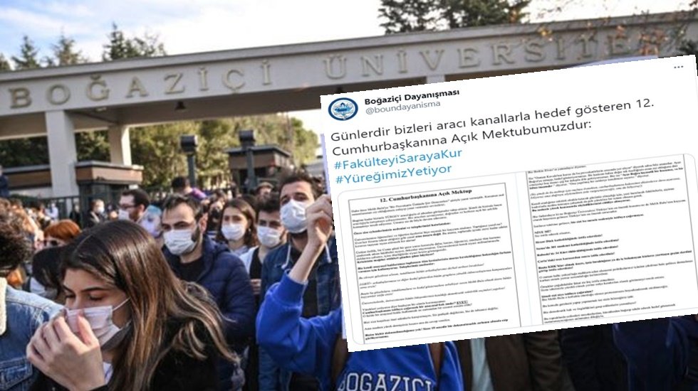 Boğazi&ccedil;ili &ouml;ğrencilerden Cumhurbaşkanı Erdoğan'a mektup