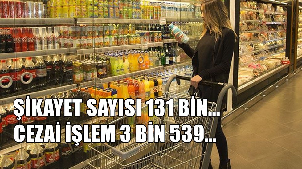 Gıda'da vatandaşın şik&acirc;yet sayısı artarken, ceza alan sayısı d&uuml;ş&uuml;yor