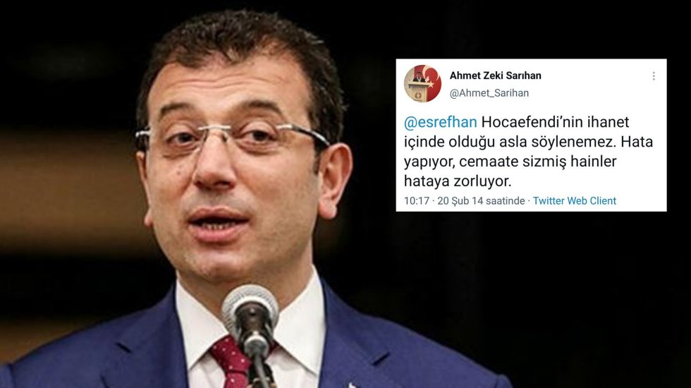 İmamoğlu'nu şikayet eden şahsın FET&Ouml;'y&uuml; &ouml;ven paylaşımları ortaya &ccedil;ıktı