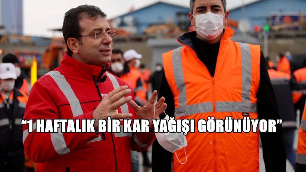 İmamoğlu: “Süreci kazasız, belasız atlatmak istiyoruz”