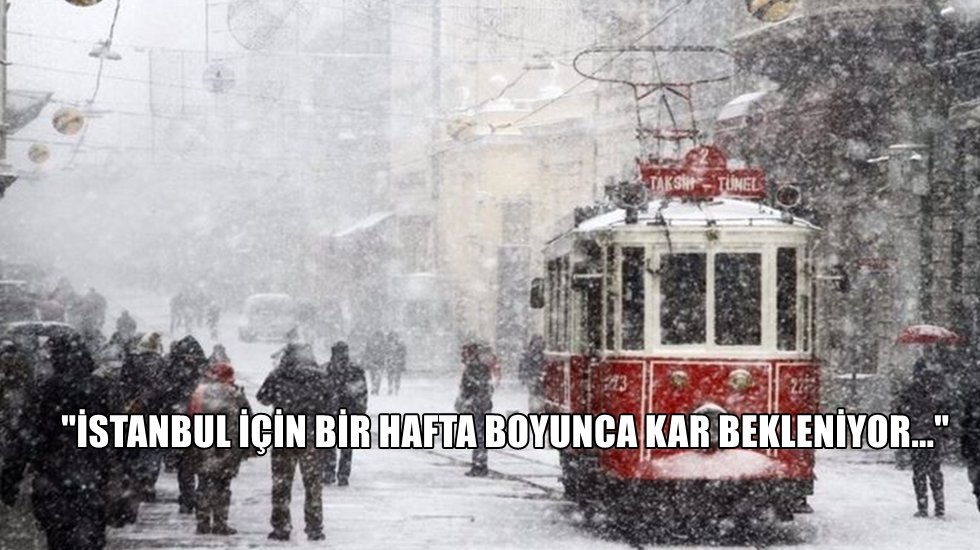 Meteoroloji 'kar' i&ccedil;in tarih verdi...