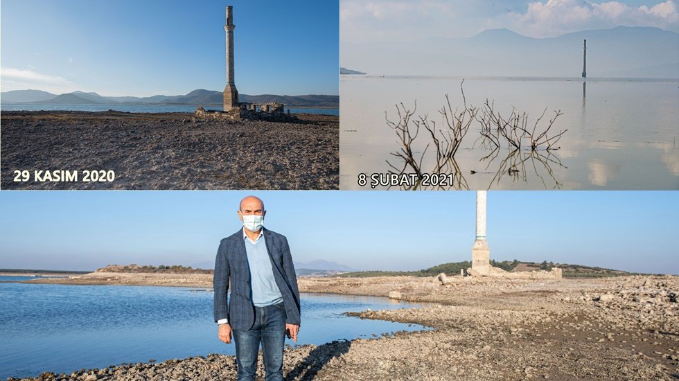 Yağışların ardından Tahtalı barajında seviye y&uuml;kseldi