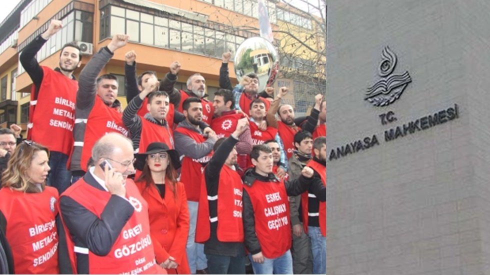 AYM kararına g&ouml;re, iş&ccedil;i sendikaya &uuml;ye olmasa bile s&ouml;zleşme haklarından yararlanabilecek