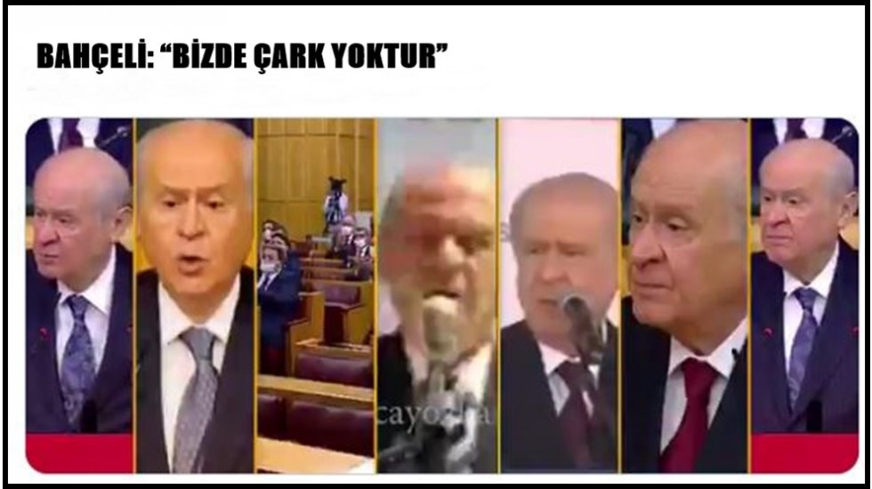 Bizde &ccedil;ark yoktur diyen Bah&ccedil;eli&rsquo;nin videosu viral oldu