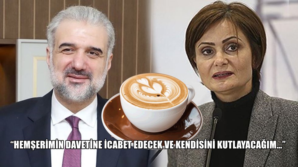 CHP&rsquo;li Kaftancıoğlu, AKP'li Kabaktepe'nin kahve davetini kabul etti