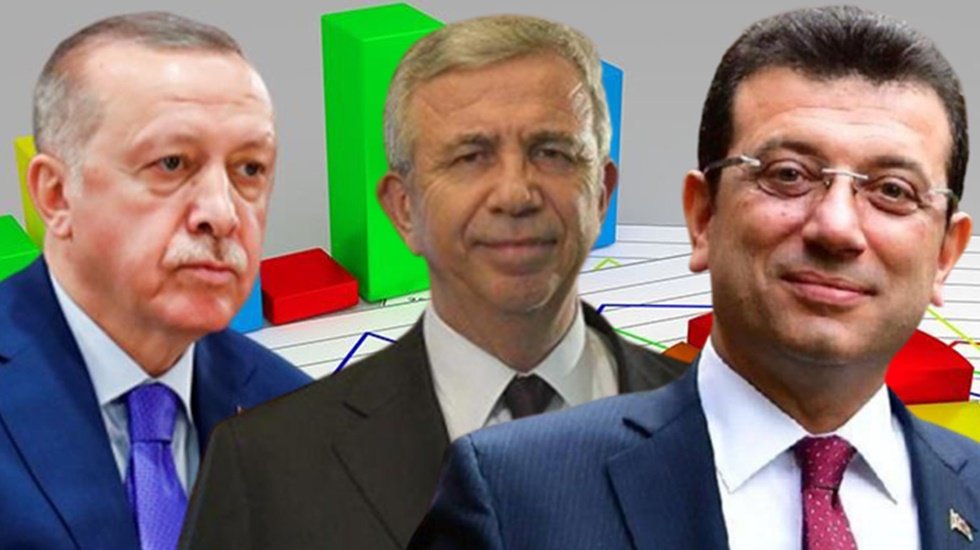 İmamoğlu ve Yavaş'tan sonra Akşener'de olası se&ccedil;imde Erdoğan'ı ge&ccedil;iyor