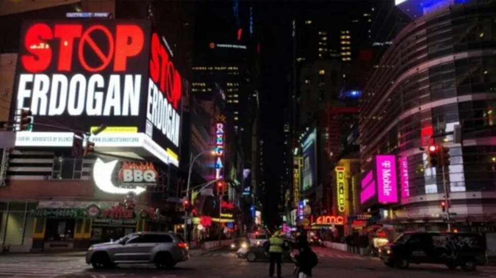 ABD'deki "Stop Erdoğan" ilanları hakkında flaş gelişme!