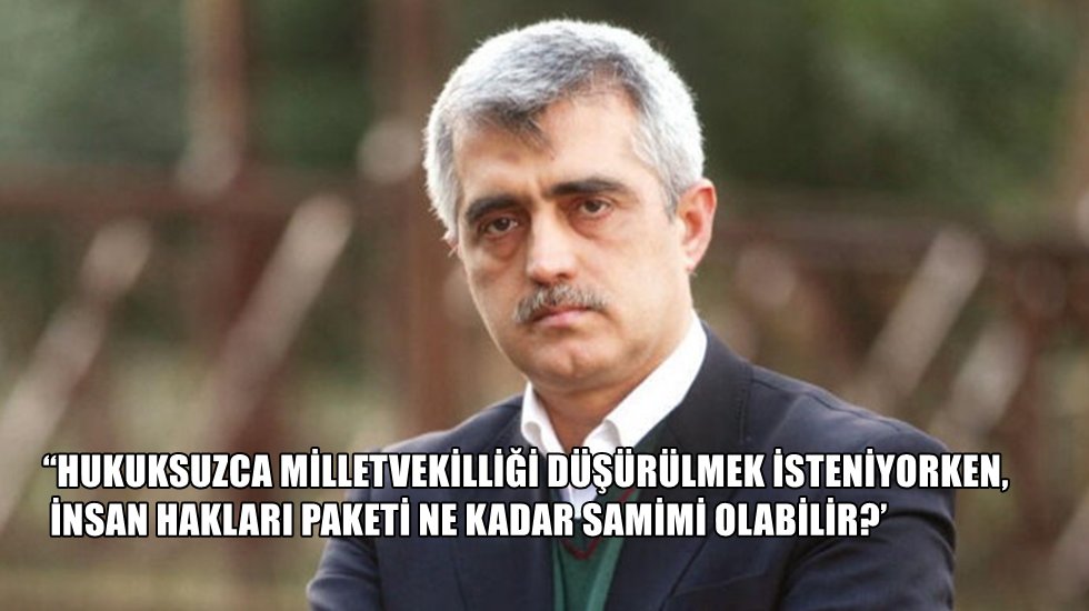 HDP'li Gergerlioğlu, t&uuml;m partilerin milletvekillerine mektup g&ouml;nderdi
