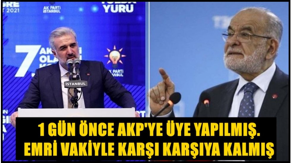 Karamollaoğlu'ndan Kabaktepe a&ccedil;ıklaması