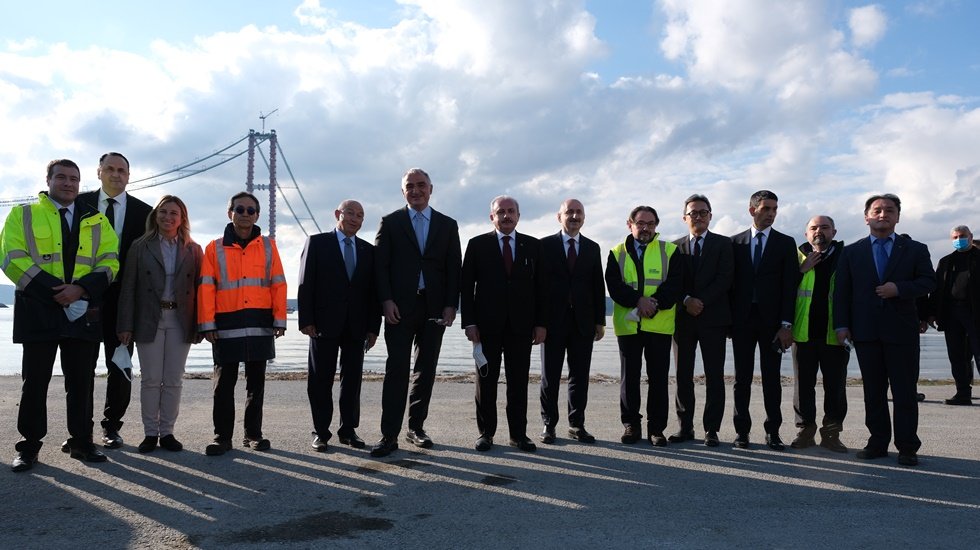 Meclis Başkanı&rsquo;ndan Şentop'tan 1915&Ccedil;anakkale K&ouml;pr&uuml;s&uuml;&rsquo;ne&nbsp; ziyaret&nbsp;