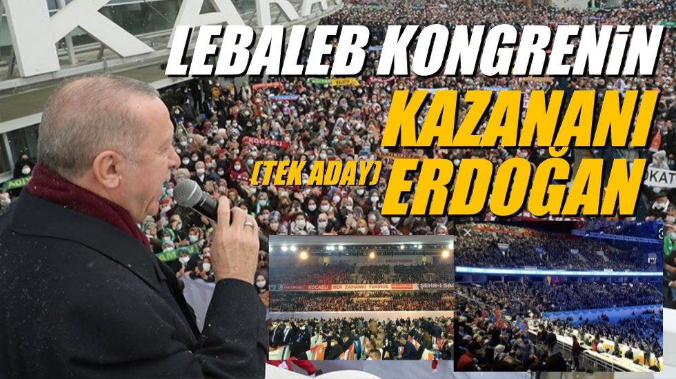 Olağan AKP kongresi Ankara'da ger&ccedil;ekleşti, Koronavir&uuml;s tedbirleri hi&ccedil;e sayıldı