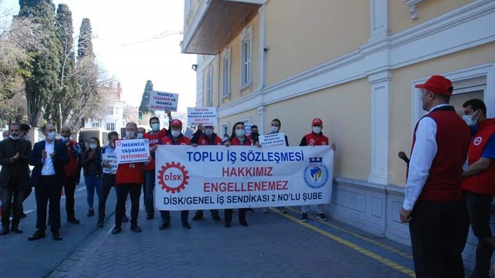 Bakırköy Belediye çalışanlarının direnişi sürüyor