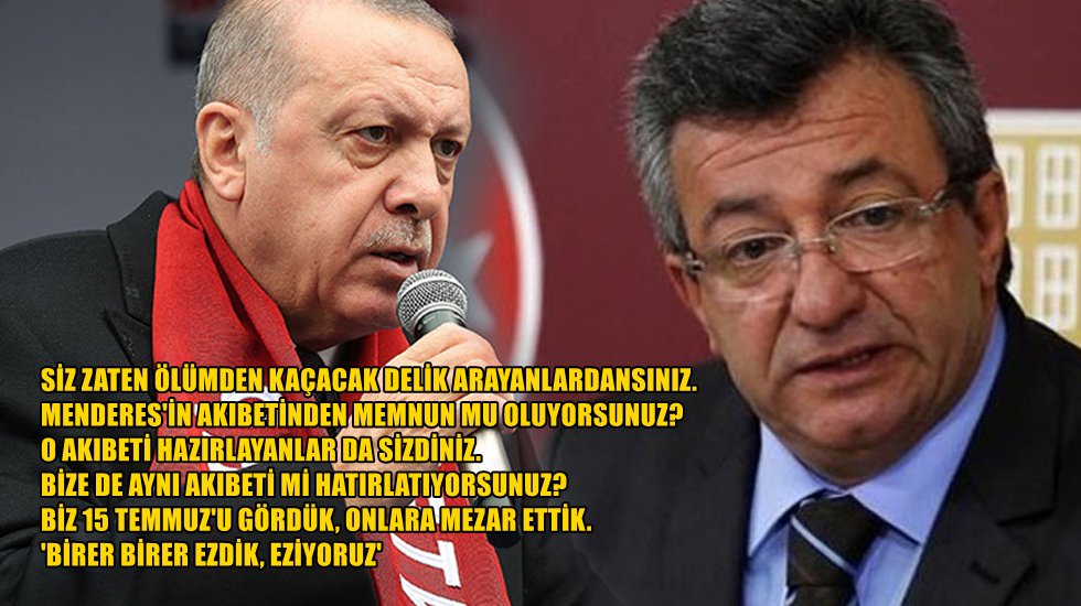 Cumhurbaşkanı Erdoğan'dan Engin Altay'a &ccedil;ok sert tepki....