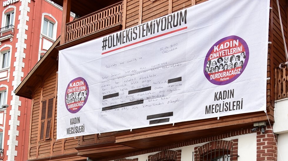 “Ölmek İstemiyorum” afişi Kadıköy’de
