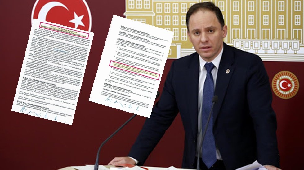 &Uuml;&ccedil; maaş alan bir AKP'li daha. CHP'li vekil tutanağı g&ouml;sterdi...