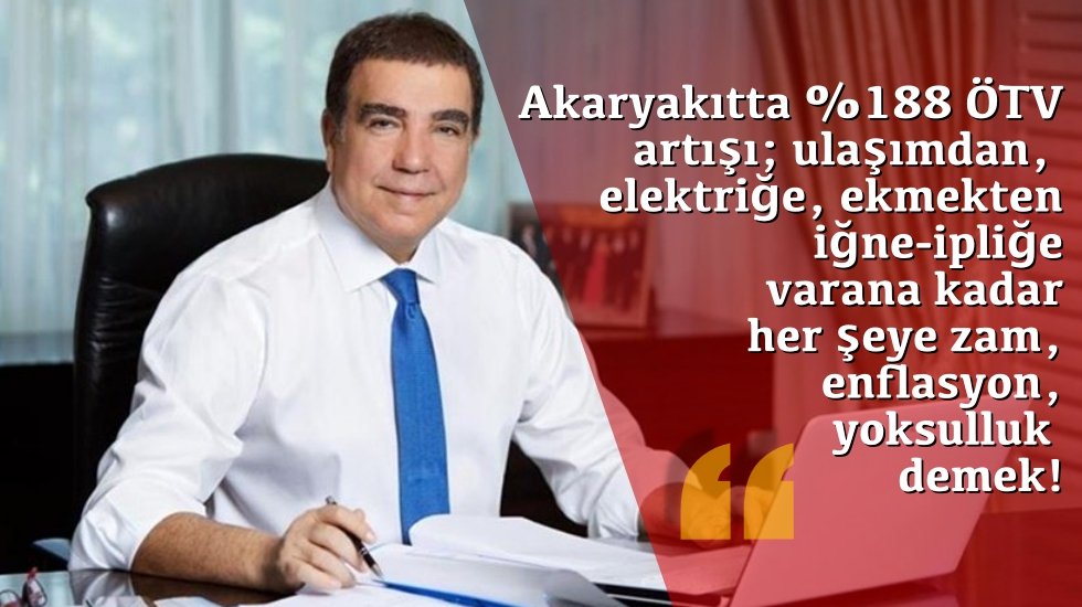 CHP'li Erdoğan Toprak'dan 'y&uuml;zde 188 &Ouml;TV zammı' tepkisi