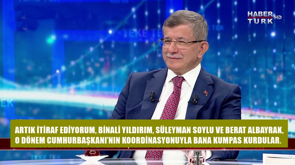 Davutoğlu&rsquo;ndan Soylu'nun iddialarına yanıt geldi
