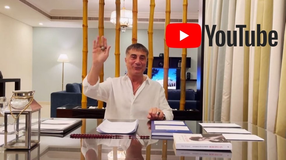 Youtube, izlenme sayısı 25 milyonu ge&ccedil;en Sedat Peker'in kanalına 'onay' verdi