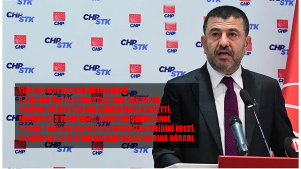 Ağbaba: "Tek adam&nbsp;rejimi &ccedil;alışanın hem gelirini&nbsp;hem işini hem de canını elinden aldı"&nbsp;