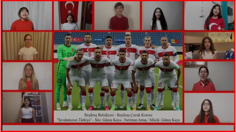 Beşiktaş Çocuk Korosu’ndan A Milli Takıma ‘Euro 2020’ Marşı