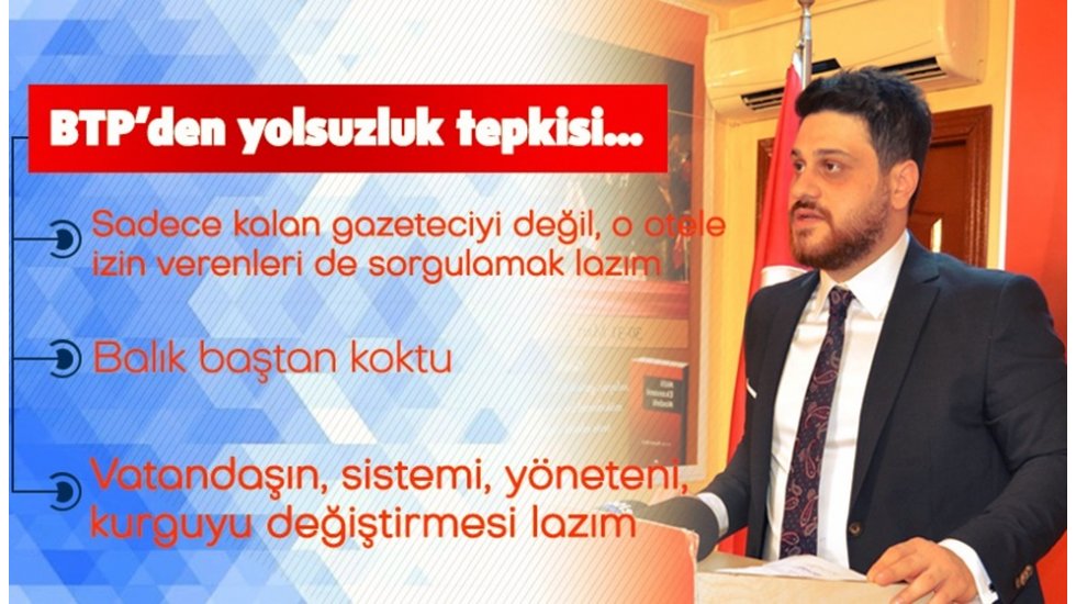BTP&rsquo;den yolsuzluk tepkisi: &ldquo;Hollanda&rsquo;daki 26 milyar dolar kimin?&rdquo;