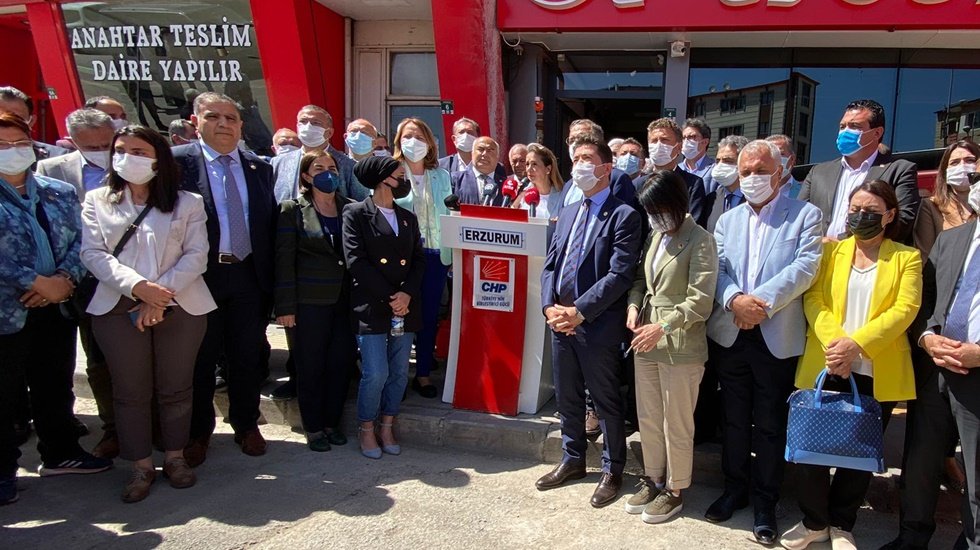 CHP, 60 kişilik bir heyetle Erzurum&rsquo;da