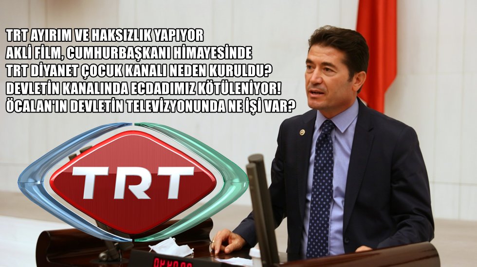 CHP&rsquo;li Kaya&rsquo;dan TRT'ye tepki: &ldquo;AKP'nin yayın organı mısınız?&rdquo;