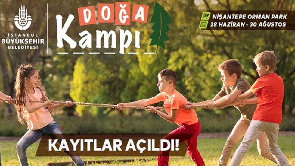 Çocuk ve gençler, İBB Doğa Kampı’nda bir araya gelecek