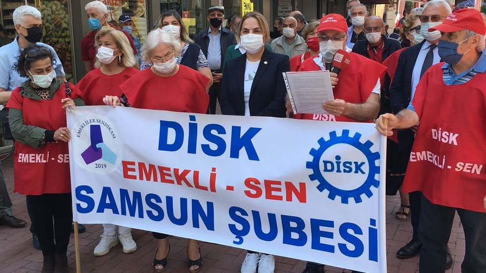 DİSK-Emekli Sen Samsun: Emekliler her yıl daha da yoksullaşıyor&hellip;