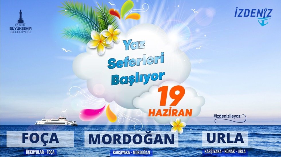 İZDENİZ yaz seferleri başlıyor