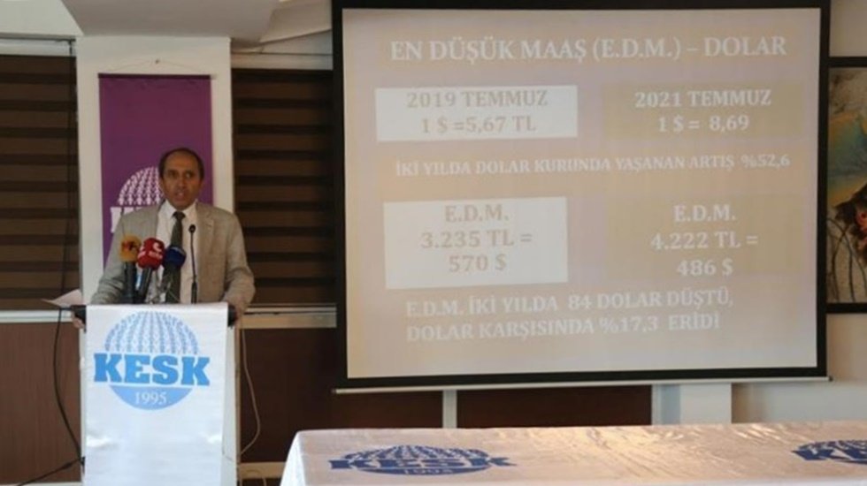 KESK maaş zam talebini a&ccedil;ıkladı