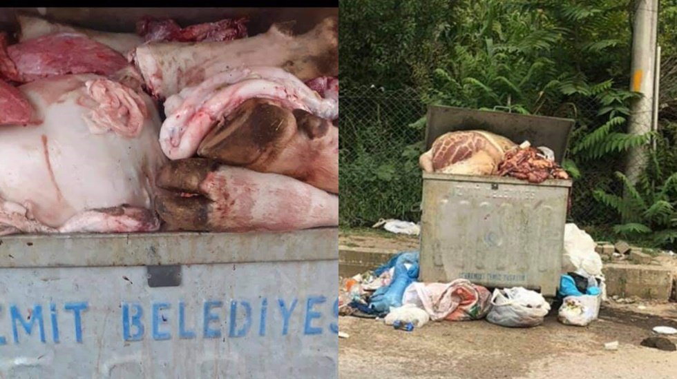 Kurban&nbsp;atıkları yine sokaklardan toplandı