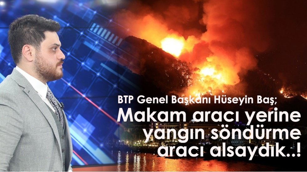 Makam aracı yerine yangın s&ouml;nd&uuml;rme aracı alsaydık...!