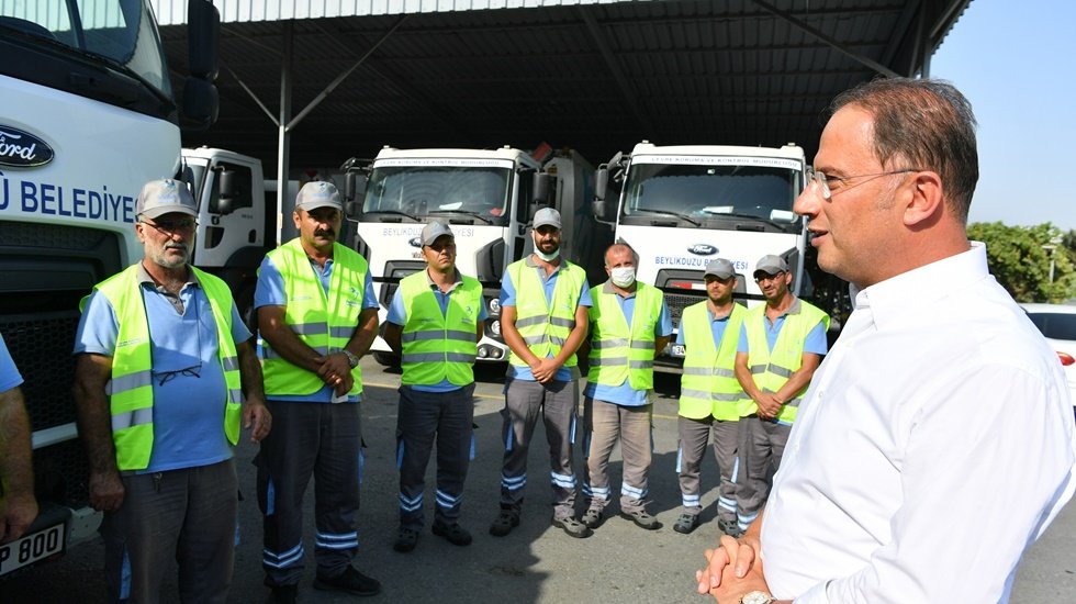 Beylikdüzü belediyesi’nden yangın bölgesine destek