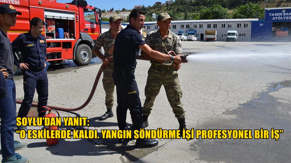 CHP&rsquo;li Girgin, Soylu&rsquo;ya sordu: Yangında TSK nerede?