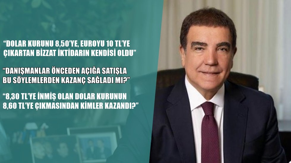 CHP&rsquo;li Toprak: &ldquo;Erdoğan&rsquo;ın &ccedil;evresini kuşatan ekonomi danışmanları hangi lobilerin hizmetinde?&rdquo;