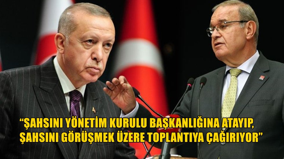 CHP Parti S&ouml;zc&uuml;s&uuml;nden kendini davet edip 'g&ouml;r&uuml;şmeler yaptık' diyen Erdoğan'a tepki