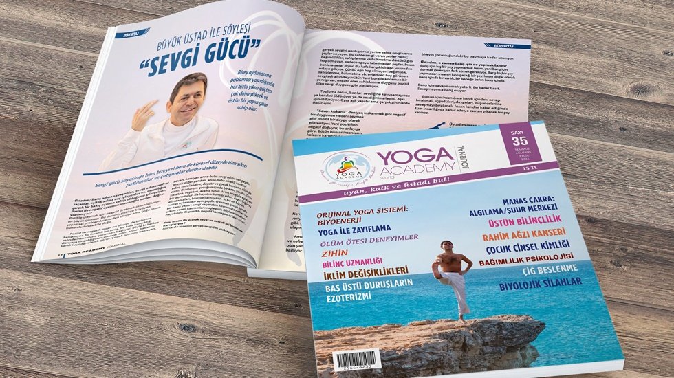 D&uuml;nyanın ilk ve tek ger&ccedil;ek yoga dergisinin yeni sayısı &ccedil;ıktı!
