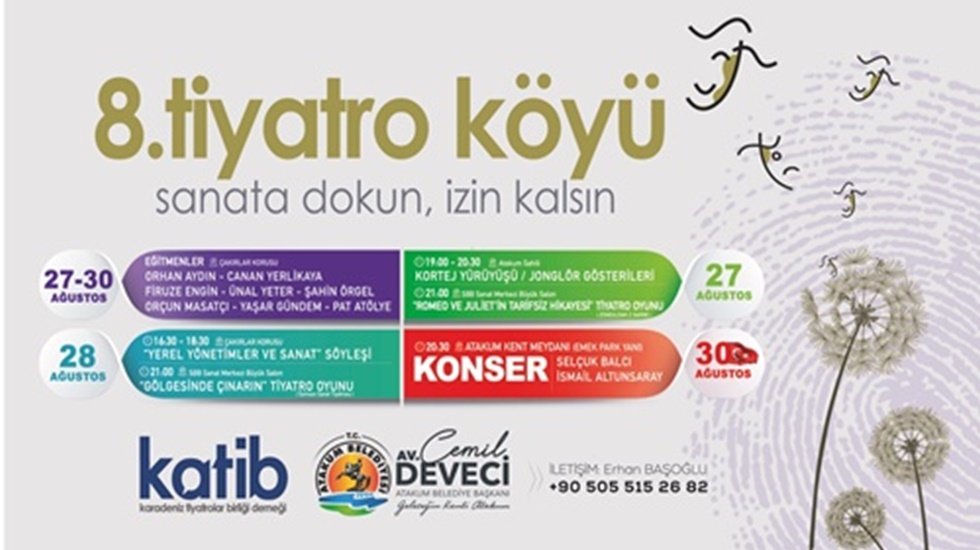 Geleneksel &ldquo;Tiyatro K&ouml;y&uuml;&rdquo;&nbsp; buluşması Atakum&rsquo;da