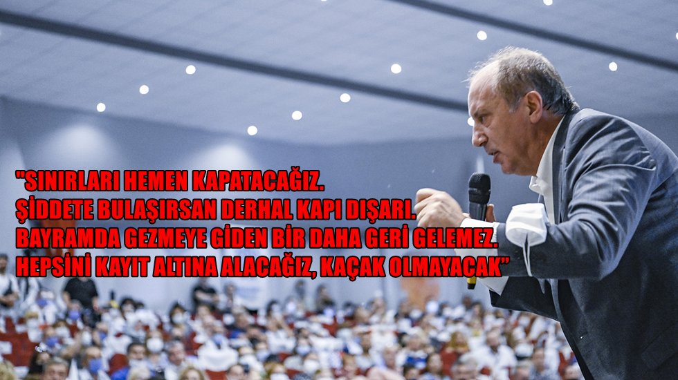 İnce'den 'g&ouml;&ccedil;men' a&ccedil;ıklaması