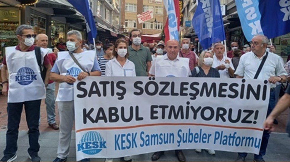 KESK Samsun: B&uuml;t&uuml;n kamu emek&ccedil;ilerini kimseye biat etmeden m&uuml;cadeleye &ccedil;ağırıyoruz&hellip;