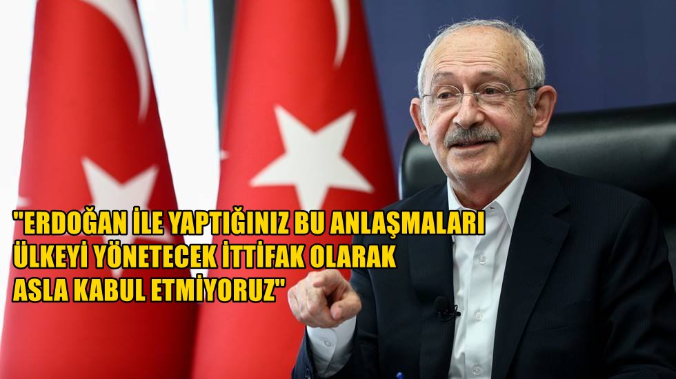 Kılı&ccedil;daroğlu ABD&rsquo;ye seslendi...