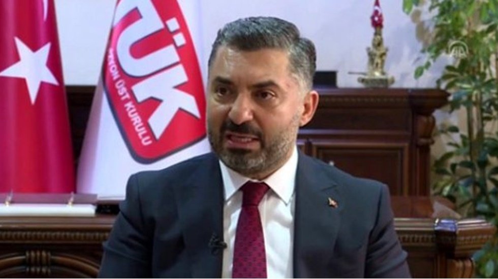 RT&Uuml;K Başkanı Şahin'den 'mimik' a&ccedil;ıklaması